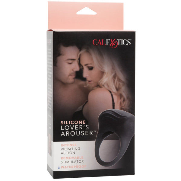 CalExotics Couple's Enhancers Silicone Lover's Arouser Vibrating Cock Ring - Extreme Toyz Singapore - https://extremetoyz.com.sg - Sex Toys and Lingerie Online Store - Bondage Gear / Vibrators / Electrosex Toys / Wireless Remote Control Vibes / Sexy Lingerie and Role Play / BDSM / Dungeon Furnitures / Dildos and Strap Ons &nbsp;/ Anal and Prostate Massagers / Anal Douche and Cleaning Aide / Delay Sprays and Gels / Lubricants and more...