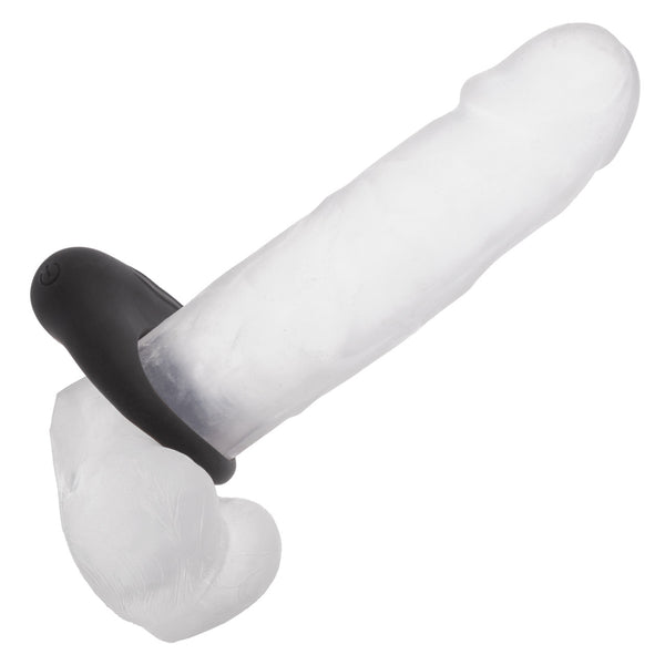 Couple's Enhancers Silicone Rechargeable Lover's Arouser Vibrating  Cock Ring