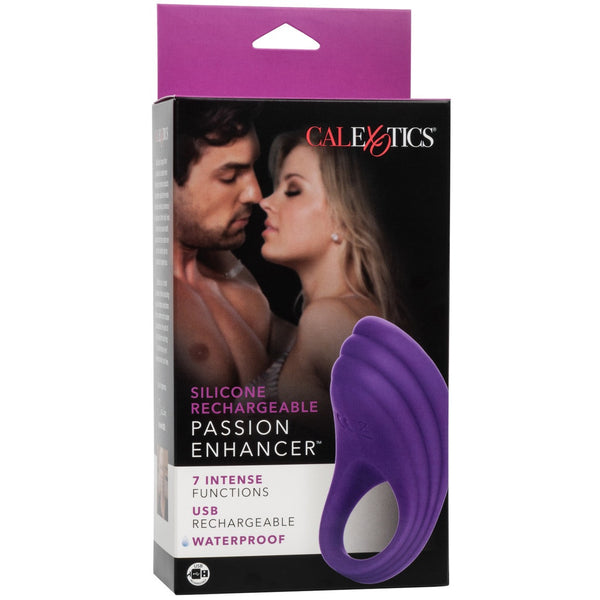 CalExotics Couple's Enhancers Silicone Rechargeable Passion Enhancer - Extreme Toyz Singapore - https://extremetoyz.com.sg - Sex Toys and Lingerie Online Store - Bondage Gear / Vibrators / Electrosex Toys / Wireless Remote Control Vibes / Sexy Lingerie and Role Play / BDSM / Dungeon Furnitures / Dildos and Strap Ons &nbsp;/ Anal and Prostate Massagers / Anal Douche and Cleaning Aide / Delay Sprays and Gels / Lubricants and more...