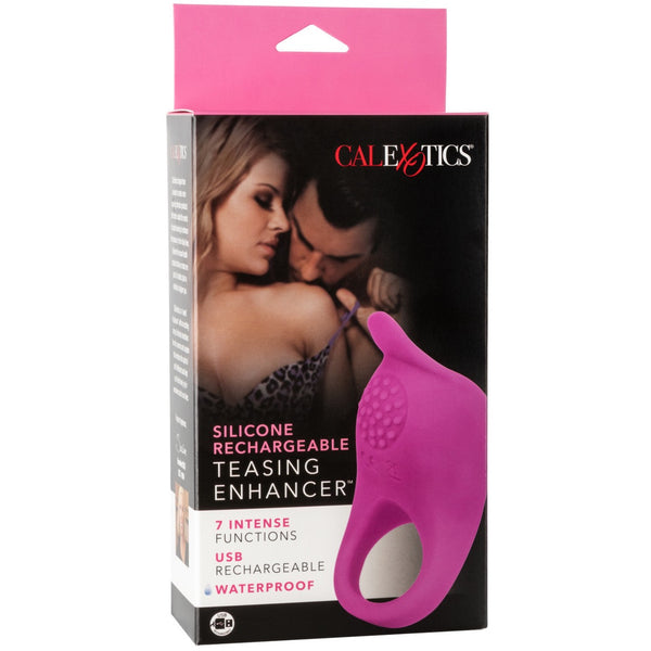 CalExotics Couple's Enhancers Silicone Rechargeable Teasing Enhancer - Extreme Toyz Singapore - https://extremetoyz.com.sg - Sex Toys and Lingerie Online Store - Bondage Gear / Vibrators / Electrosex Toys / Wireless Remote Control Vibes / Sexy Lingerie and Role Play / BDSM / Dungeon Furnitures / Dildos and Strap Ons &nbsp;/ Anal and Prostate Massagers / Anal Douche and Cleaning Aide / Delay Sprays and Gels / Lubricants and more...