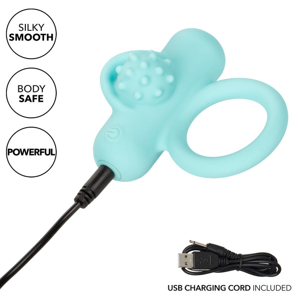 CalExotics Couple's Enhancers Silicone Rechargeable Nubby Lover’s Delight - Extreme Toyz Singapore - https://extremetoyz.com.sg - Sex Toys and Lingerie Online Store - Bondage Gear / Vibrators / Electrosex Toys / Wireless Remote Control Vibes / Sexy Lingerie and Role Play / BDSM / Dungeon Furnitures / Dildos and Strap Ons &nbsp;/ Anal and Prostate Massagers / Anal Douche and Cleaning Aide / Delay Sprays and Gels / Lubricants and more...