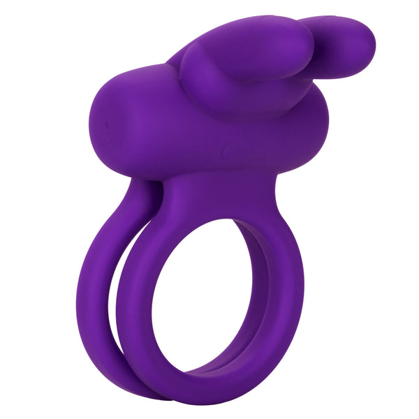 CalExotics Couple's Enhancers Silicone Rechargeable Dual Rockin’ Rabbit Enhancer - Extreme Toyz Singapore - https://extremetoyz.com.sg - Sex Toys and Lingerie Online Store - Bondage Gear / Vibrators / Electrosex Toys / Wireless Remote Control Vibes / Sexy Lingerie and Role Play / BDSM / Dungeon Furnitures / Dildos and Strap Ons &nbsp;/ Anal and Prostate Massagers / Anal Douche and Cleaning Aide / Delay Sprays and Gels / Lubricants and more...