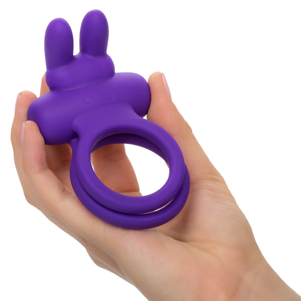 CalExotics Couple's Enhancers Silicone Rechargeable Dual Rockin’ Rabbit Enhancer - Extreme Toyz Singapore - https://extremetoyz.com.sg - Sex Toys and Lingerie Online Store - Bondage Gear / Vibrators / Electrosex Toys / Wireless Remote Control Vibes / Sexy Lingerie and Role Play / BDSM / Dungeon Furnitures / Dildos and Strap Ons &nbsp;/ Anal and Prostate Massagers / Anal Douche and Cleaning Aide / Delay Sprays and Gels / Lubricants and more...