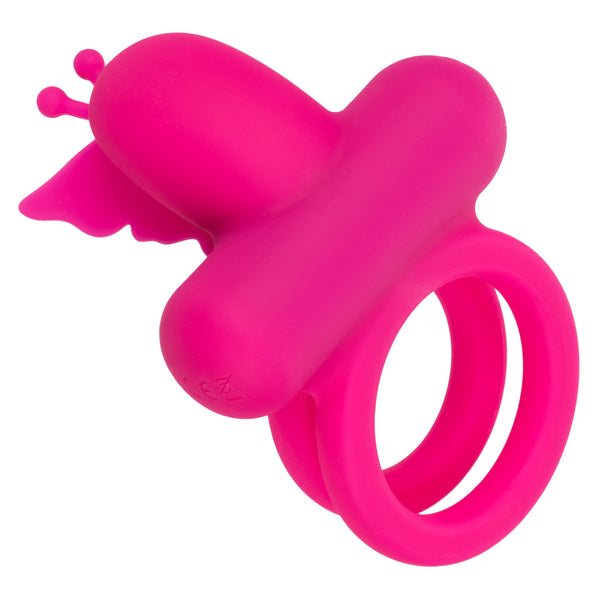 CalExotics Couple's Enhancers Silicone Rechargeable Dual Butterfly Ring - Extreme Toyz Singapore - https://extremetoyz.com.sg - Sex Toys and Lingerie Online Store - Bondage Gear / Vibrators / Electrosex Toys / Wireless Remote Control Vibes / Sexy Lingerie and Role Play / BDSM / Dungeon Furnitures / Dildos and Strap Ons &nbsp;/ Anal and Prostate Massagers / Anal Douche and Cleaning Aide / Delay Sprays and Gels / Lubricants and more...