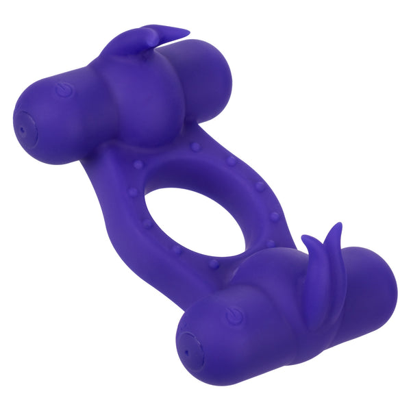 CalExotics Couple's Enhancers Silicone Rechargeable Triple Orgasm Enhancer - Extreme Toyz Singapore - https://extremetoyz.com.sg - Sex Toys and Lingerie Online Store - Bondage Gear / Vibrators / Electrosex Toys / Wireless Remote Control Vibes / Sexy Lingerie and Role Play / BDSM / Dungeon Furnitures / Dildos and Strap Ons &nbsp;/ Anal and Prostate Massagers / Anal Douche and Cleaning Aide / Delay Sprays and Gels / Lubricants and more...