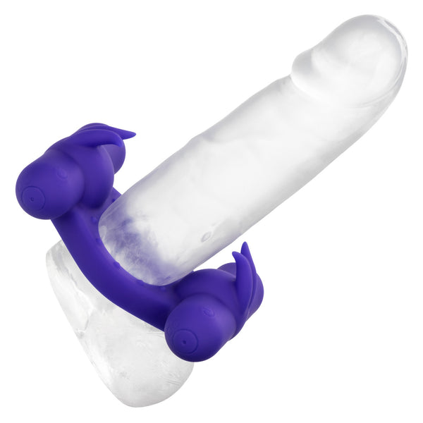 CalExotics Couple's Enhancers Silicone Rechargeable Triple Orgasm Enhancer - Extreme Toyz Singapore - https://extremetoyz.com.sg - Sex Toys and Lingerie Online Store - Bondage Gear / Vibrators / Electrosex Toys / Wireless Remote Control Vibes / Sexy Lingerie and Role Play / BDSM / Dungeon Furnitures / Dildos and Strap Ons &nbsp;/ Anal and Prostate Massagers / Anal Douche and Cleaning Aide / Delay Sprays and Gels / Lubricants and more...