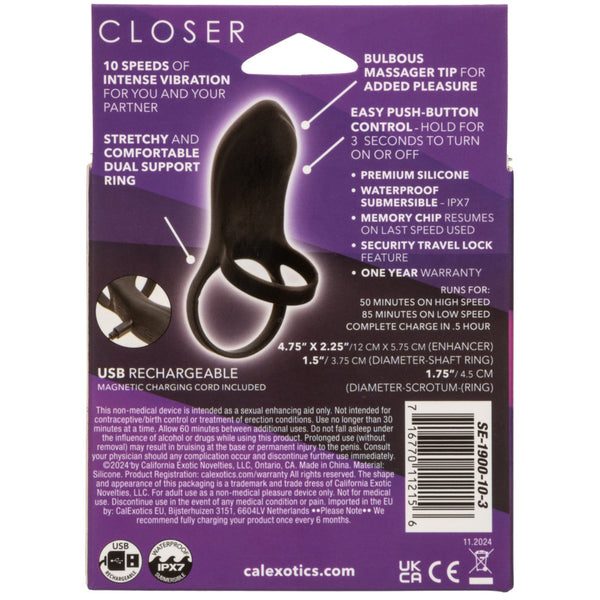 Closer Intimate Rechargeable Ring Feel