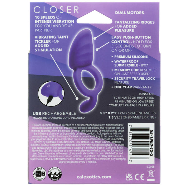 Closer Intimate Rechargeable Ring Passion