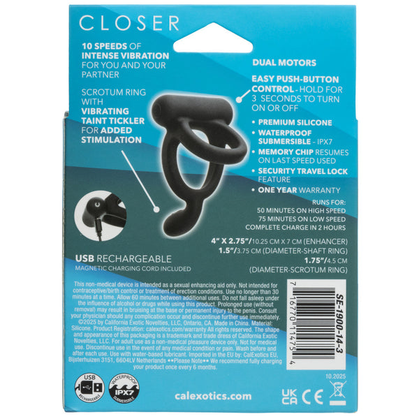 Closer Intimate Rechargeable Ring Caress