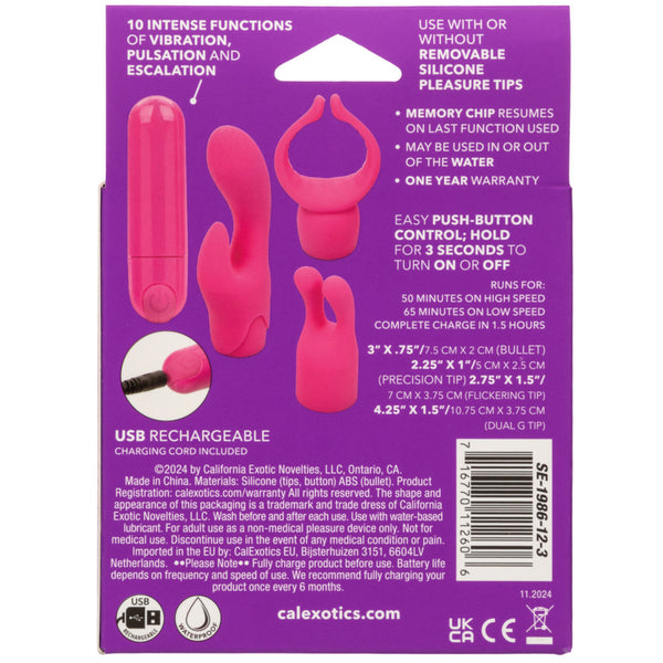 Pleasure Kits Lovers Collection Rechargeable Sex Toy Kit