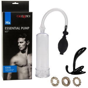 CalExotics His Essential Pump Kit - Extreme Toyz Singapore - https://extremetoyz.com.sg - Sex Toys and Lingerie Online Store - Bondage Gear / Vibrators / Electrosex Toys / Wireless Remote Control Vibes / Sexy Lingerie and Role Play / BDSM / Dungeon Furnitures / Dildos and Strap Ons / Anal and Prostate Massagers / Anal Douche and Cleaning Aide / Delay Sprays and Gels / Lubricants and more...