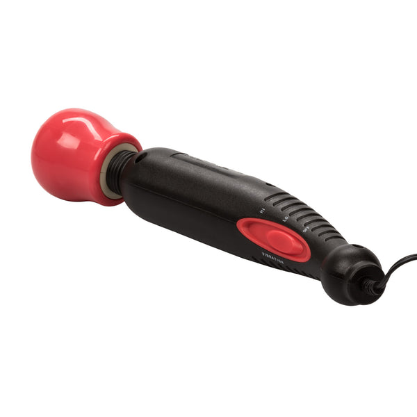 CalExotics Miracle Massager Corded Wand - Red - Extreme Toyz Singapore - https://extremetoyz.com.sg - Sex Toys and Lingerie Online Store - Bondage Gear / Vibrators / Electrosex Toys / Wireless Remote Control Vibes / Sexy Lingerie and Role Play / BDSM / Dungeon Furnitures / Dildos and Strap Ons &nbsp;/ Anal and Prostate Massagers / Anal Douche and Cleaning Aide / Delay Sprays and Gels / Lubricants and more...