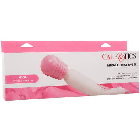 CalExotics Miracle Massager Corded Wand - Pink - Extreme Toyz Singapore - https://extremetoyz.com.sg - Sex Toys and Lingerie Online Store - Bondage Gear / Vibrators / Electrosex Toys / Wireless Remote Control Vibes / Sexy Lingerie and Role Play / BDSM / Dungeon Furnitures / Dildos and Strap Ons &nbsp;/ Anal and Prostate Massagers / Anal Douche and Cleaning Aide / Delay Sprays and Gels / Lubricants and more...