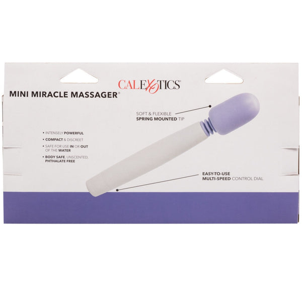 CalExotics Mini Miracle Massager Wand - Extreme Toyz Singapore - https://extremetoyz.com.sg - Sex Toys and Lingerie Online Store - Bondage Gear / Vibrators / Electrosex Toys / Wireless Remote Control Vibes / Sexy Lingerie and Role Play / BDSM / Dungeon Furnitures / Dildos and Strap Ons &nbsp;/ Anal and Prostate Massagers / Anal Douche and Cleaning Aide / Delay Sprays and Gels / Lubricants and more...