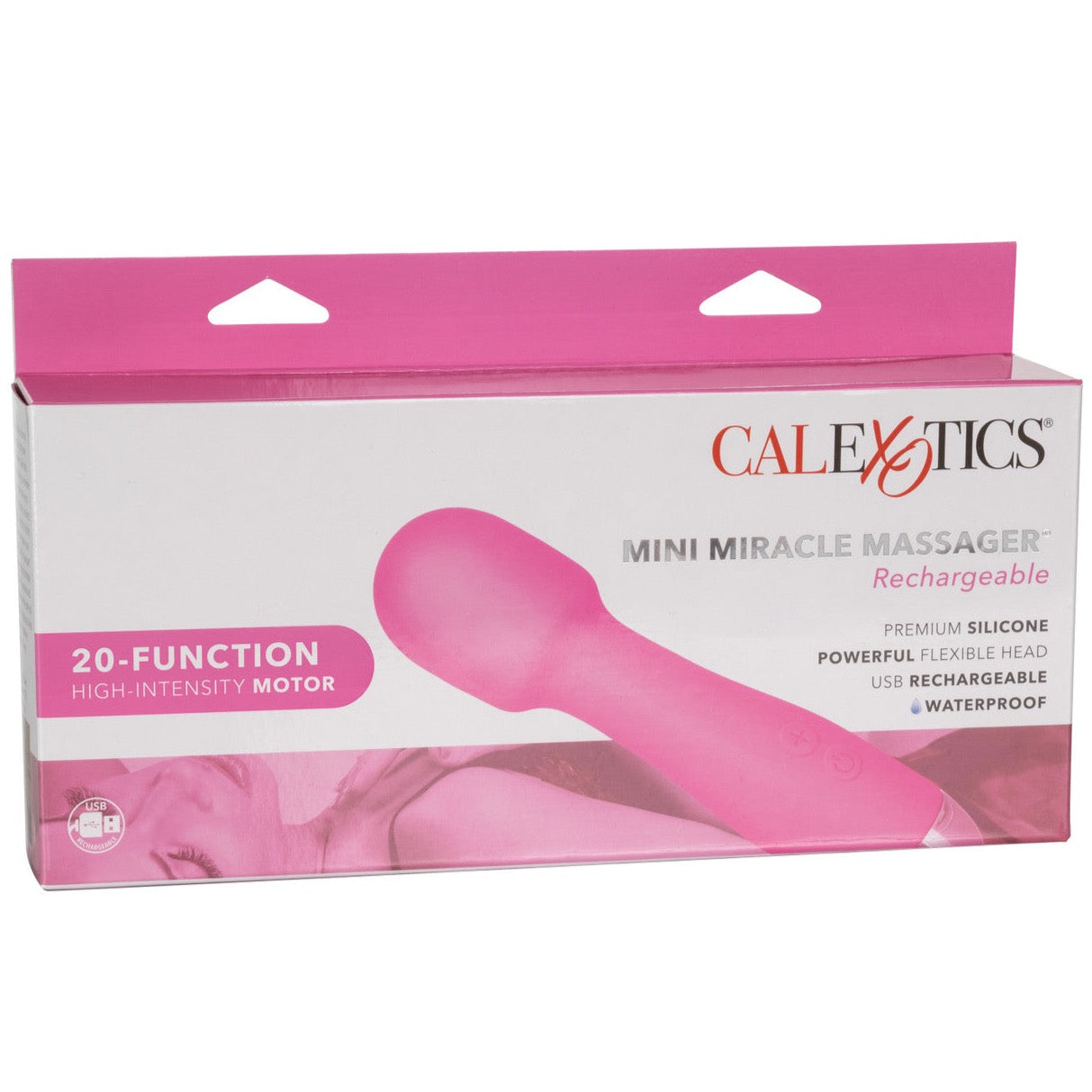 CalExotics Mini Miracle Massager Rechargeable Wand - Extreme Toyz Singapore - https://extremetoyz.com.sg - Sex Toys and Lingerie Online Store - Bondage Gear / Vibrators / Electrosex Toys / Wireless Remote Control Vibes / Sexy Lingerie and Role Play / BDSM / Dungeon Furnitures / Dildos and Strap Ons &nbsp;/ Anal and Prostate Massagers / Anal Douche and Cleaning Aide / Delay Sprays and Gels / Lubricants and more...