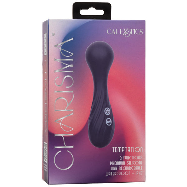 CalExotics Charisma Temptation 12-Function Rechargeable Massager - Extreme Toyz Singapore - https://extremetoyz.com.sg - Sex Toys and Lingerie Online Store - Bondage Gear / Vibrators / Electrosex Toys / Wireless Remote Control Vibes / Sexy Lingerie and Role Play / BDSM / Dungeon Furnitures / Dildos and Strap Ons &nbsp;/ Anal and Prostate Massagers / Anal Douche and Cleaning Aide / Delay Sprays and Gels / Lubricants and more...