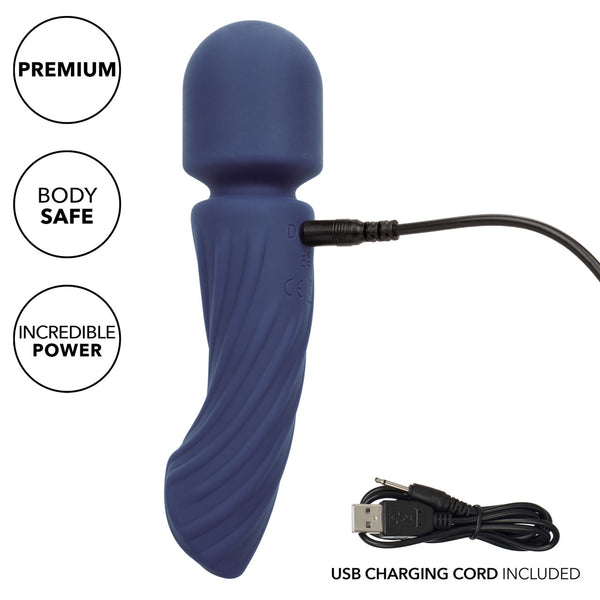 CalExotics Charisma Allure 12-Function Rechargeable Wand Massager - Extreme Toyz Singapore - https://extremetoyz.com.sg - Sex Toys and Lingerie Online Store - Bondage Gear / Vibrators / Electrosex Toys / Wireless Remote Control Vibes / Sexy Lingerie and Role Play / BDSM / Dungeon Furnitures / Dildos and Strap Ons &nbsp;/ Anal and Prostate Massagers / Anal Douche and Cleaning Aide / Delay Sprays and Gels / Lubricants and more...