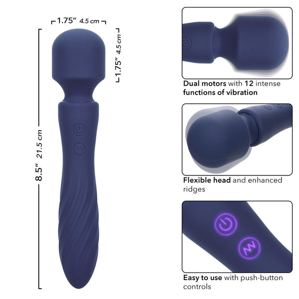 CalExotics Charisma Mystique 12-Function Rechargeable Wand Massager - Extreme Toyz Singapore - https://extremetoyz.com.sg - Sex Toys and Lingerie Online Store - Bondage Gear / Vibrators / Electrosex Toys / Wireless Remote Control Vibes / Sexy Lingerie and Role Play / BDSM / Dungeon Furnitures / Dildos and Strap Ons &nbsp;/ Anal and Prostate Massagers / Anal Douche and Cleaning Aide / Delay Sprays and Gels / Lubricants and more...