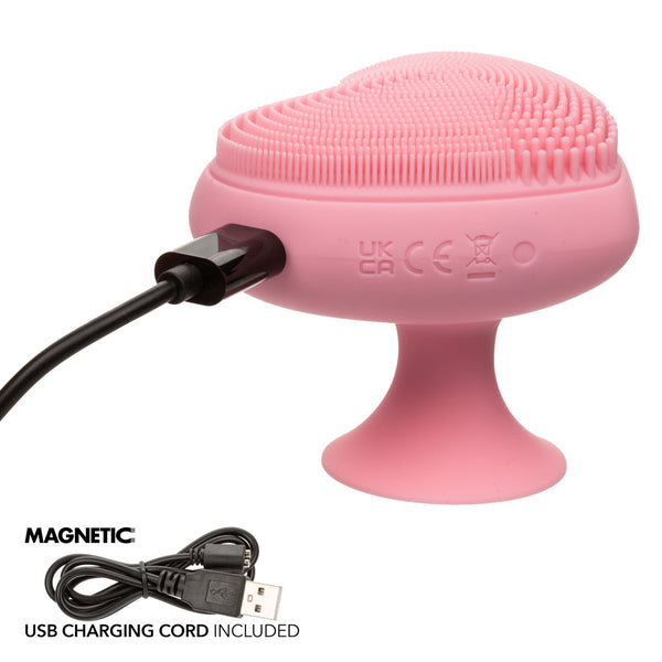 Posh Kiss Me Rechargeable Silicone Massager with Suction Base