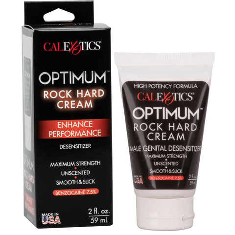 CalExotics Optimum Rock Hard Cream Maximum Strength Male Genital Desensitizer 2 oz. (59ml) - Extreme Toyz Singapore - https://extremetoyz.com.sg - Sex Toys and Lingerie Online Store - Bondage Gear / Vibrators / Electrosex Toys / Wireless Remote Control Vibes / Sexy Lingerie and Role Play / BDSM / Dungeon Furnitures / Dildos and Strap Ons &nbsp;/ Anal and Prostate Massagers / Anal Douche and Cleaning Aide / Delay Sprays and Gels / Lubricants and more...