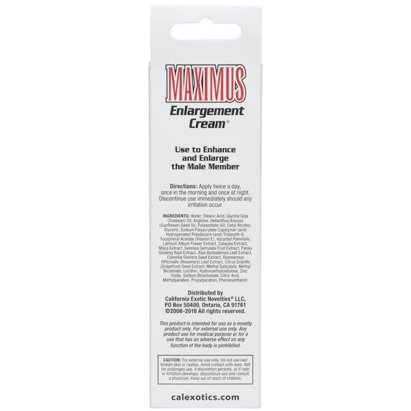 Maximus Enlargement Cream 1.5 oz.