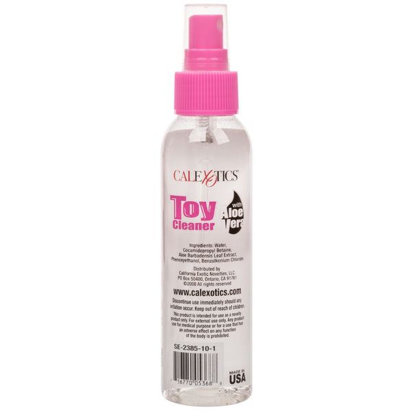 CalExotics Toy Cleaner with Aloe Vera 4.3 oz. - Extreme Toyz Singapore - https://extremetoyz.com.sg - Sex Toys and Lingerie Online Store - Bondage Gear / Vibrators / Electrosex Toys / Wireless Remote Control Vibes / Sexy Lingerie and Role Play / BDSM / Dungeon Furnitures / Dildos and Strap Ons &nbsp;/ Anal and Prostate Massagers / Anal Douche and Cleaning Aide / Delay Sprays and Gels / Lubricants and more...