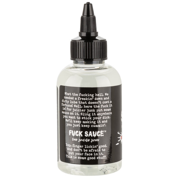 CalExotics Fuck Sauce Water-Based Personal Lubricant 4 oz. - Extreme Toyz Singapore - https://extremetoyz.com.sg - Sex Toys and Lingerie Online Store - Bondage Gear / Vibrators / Electrosex Toys / Wireless Remote Control Vibes / Sexy Lingerie and Role Play / BDSM / Dungeon Furnitures / Dildos and Strap Ons &nbsp;/ Anal and Prostate Massagers / Anal Douche and Cleaning Aide / Delay Sprays and Gels / Lubricants and more...