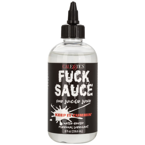 CalExotics Fuck Sauce Water-Based Personal Lubricant 8 oz. - Extreme Toyz Singapore - https://extremetoyz.com.sg - Sex Toys and Lingerie Online Store - Bondage Gear / Vibrators / Electrosex Toys / Wireless Remote Control Vibes / Sexy Lingerie and Role Play / BDSM / Dungeon Furnitures / Dildos and Strap Ons &nbsp;/ Anal and Prostate Massagers / Anal Douche and Cleaning Aide / Delay Sprays and Gels / Lubricants and more...