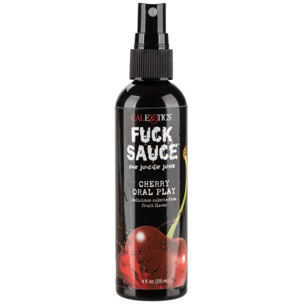 CalExotics Fuck Sauce Cherry Oral Play 4 oz. - Extreme Toyz Singapore - https://extremetoyz.com.sg - Sex Toys and Lingerie Online Store - Bondage Gear / Vibrators / Electrosex Toys / Wireless Remote Control Vibes / Sexy Lingerie and Role Play / BDSM / Dungeon Furnitures / Dildos and Strap Ons &nbsp;/ Anal and Prostate Massagers / Anal Douche and Cleaning Aide / Delay Sprays and Gels / Lubricants and more...