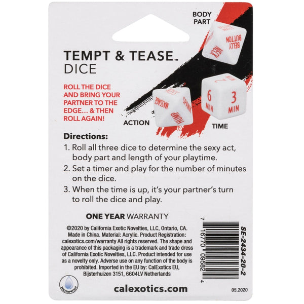 Tempt & Tease Dice