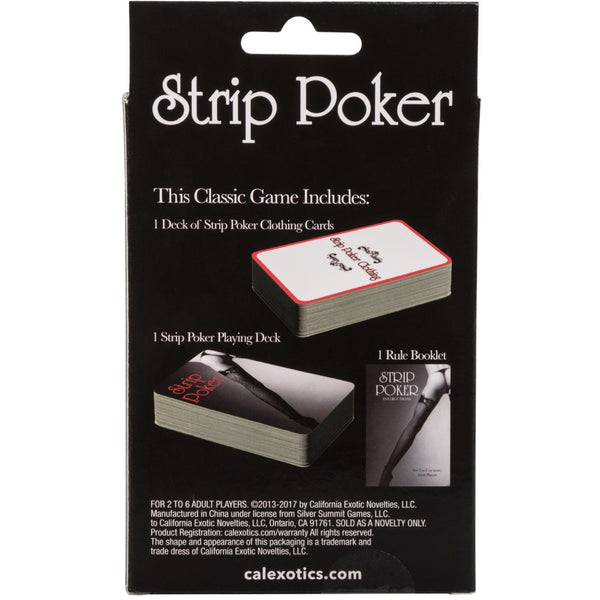 Strip Poker Playing Deck