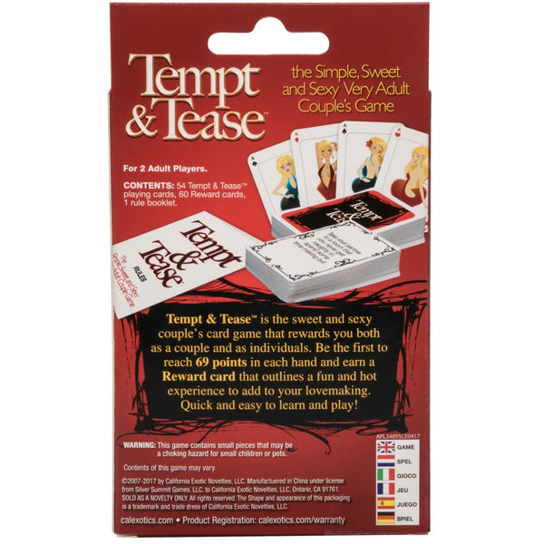 Tempt & Tease The Simple, Sweet & Sexy Very Couple's Game