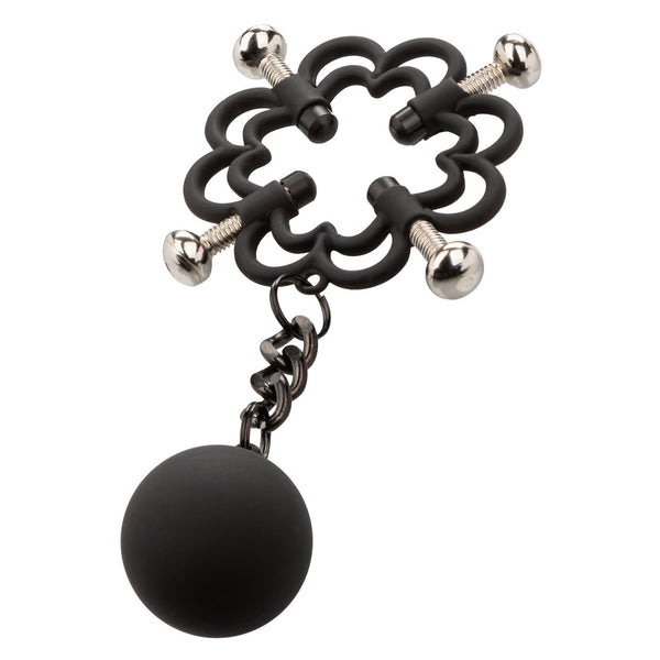 CalExotics Nipple Grips Power Grip 4-Point Weighted Nipple Press - Extreme Toyz Singapore - https://extremetoyz.com.sg - Sex Toys and Lingerie Online Store - Bondage Gear / Vibrators / Electrosex Toys / Wireless Remote Control Vibes / Sexy Lingerie and Role Play / BDSM / Dungeon Furnitures / Dildos and Strap Ons &nbsp;/ Anal and Prostate Massagers / Anal Douche and Cleaning Aide / Delay Sprays and Gels / Lubricants and more...