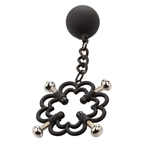 CalExotics Nipple Grips Power Grip 4-Point Weighted Nipple Press - Extreme Toyz Singapore - https://extremetoyz.com.sg - Sex Toys and Lingerie Online Store - Bondage Gear / Vibrators / Electrosex Toys / Wireless Remote Control Vibes / Sexy Lingerie and Role Play / BDSM / Dungeon Furnitures / Dildos and Strap Ons &nbsp;/ Anal and Prostate Massagers / Anal Douche and Cleaning Aide / Delay Sprays and Gels / Lubricants and more...