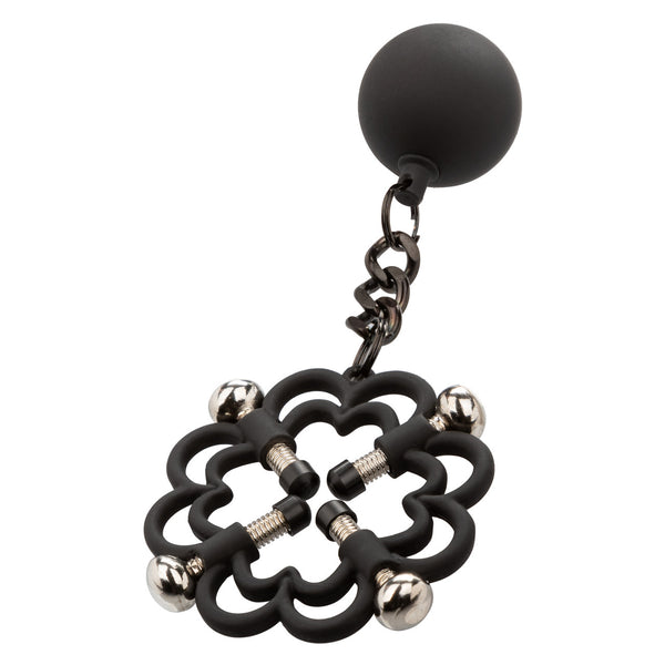 CalExotics Nipple Grips Power Grip 4-Point Weighted Nipple Press - Extreme Toyz Singapore - https://extremetoyz.com.sg - Sex Toys and Lingerie Online Store - Bondage Gear / Vibrators / Electrosex Toys / Wireless Remote Control Vibes / Sexy Lingerie and Role Play / BDSM / Dungeon Furnitures / Dildos and Strap Ons &nbsp;/ Anal and Prostate Massagers / Anal Douche and Cleaning Aide / Delay Sprays and Gels / Lubricants and more...