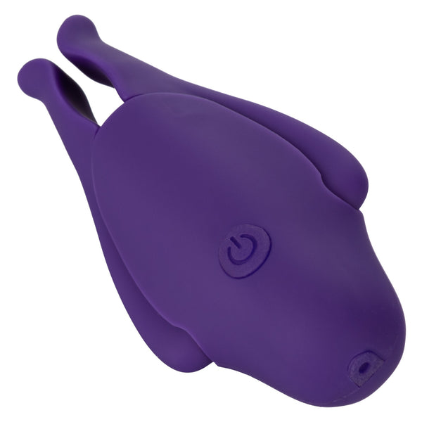 CalExotics Nipple Play Rechargeable Nipplettes Vibrating Nipple Clamps - Purple - Extreme Toyz Singapore - https://extremetoyz.com.sg - Sex Toys and Lingerie Online Store - Bondage Gear / Vibrators / Electrosex Toys / Wireless Remote Control Vibes / Sexy Lingerie and Role Play / BDSM / Dungeon Furnitures / Dildos and Strap Ons &nbsp;/ Anal and Prostate Massagers / Anal Douche and Cleaning Aide / Delay Sprays and Gels / Lubricants and more...