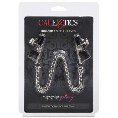 CalExotics Nipple Play Bull Nose Nipple Clamps - Extreme Toyz Singapore - https://extremetoyz.com.sg - Sex Toys and Lingerie Online Store - Bondage Gear / Vibrators / Electrosex Toys / Wireless Remote Control Vibes / Sexy Lingerie and Role Play / BDSM / Dungeon Furnitures / Dildos and Strap Ons &nbsp;/ Anal and Prostate Massagers / Anal Douche and Cleaning Aide / Delay Sprays and Gels / Lubricants and more...