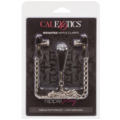 CalExotics Nipple Play Weighted Nipple Clamps - Extreme Toyz Singapore - https://extremetoyz.com.sg - Sex Toys and Lingerie Online Store - Bondage Gear / Vibrators / Electrosex Toys / Wireless Remote Control Vibes / Sexy Lingerie and Role Play / BDSM / Dungeon Furnitures / Dildos and Strap Ons &nbsp;/ Anal and Prostate Massagers / Anal Douche and Cleaning Aide / Delay Sprays and Gels / Lubricants and more...