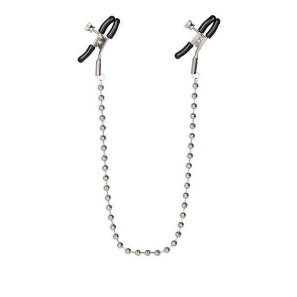 CalExotics Nipple Play Silver Beaded Nipple Clamps - Extreme Toyz Singapore - https://extremetoyz.com.sg - Sex Toys and Lingerie Online Store - Bondage Gear / Vibrators / Electrosex Toys / Wireless Remote Control Vibes / Sexy Lingerie and Role Play / BDSM / Dungeon Furnitures / Dildos and Strap Ons &nbsp;/ Anal and Prostate Massagers / Anal Douche and Cleaning Aide / Delay Sprays and Gels / Lubricants and more...