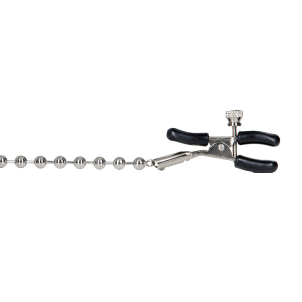 CalExotics Nipple Play Silver Beaded Nipple Clamps - Extreme Toyz Singapore - https://extremetoyz.com.sg - Sex Toys and Lingerie Online Store - Bondage Gear / Vibrators / Electrosex Toys / Wireless Remote Control Vibes / Sexy Lingerie and Role Play / BDSM / Dungeon Furnitures / Dildos and Strap Ons &nbsp;/ Anal and Prostate Massagers / Anal Douche and Cleaning Aide / Delay Sprays and Gels / Lubricants and more...