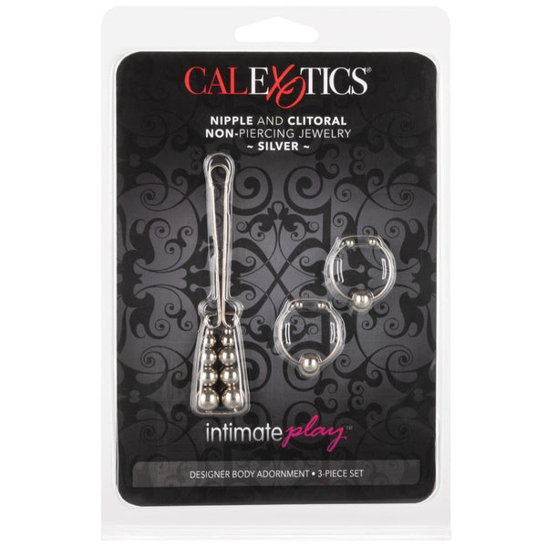 CalExotics Intimate Play Nipple and Clitoral Non-Piercing Body Jewelry - Silver - Extreme Toyz Singapore - https://extremetoyz.com.sg - Sex Toys and Lingerie Online Store - Bondage Gear / Vibrators / Electrosex Toys / Wireless Remote Control Vibes / Sexy Lingerie and Role Play / BDSM / Dungeon Furnitures / Dildos and Strap Ons &nbsp;/ Anal and Prostate Massagers / Anal Douche and Cleaning Aide / Delay Sprays and Gels / Lubricants and more...