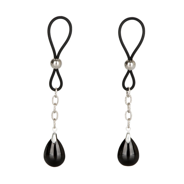 CalExotics Nipple Play Non-Piercing Nipple Jewelry - Onyx - Extreme Toyz Singapore - https://extremetoyz.com.sg - Sex Toys and Lingerie Online Store - Bondage Gear / Vibrators / Electrosex Toys / Wireless Remote Control Vibes / Sexy Lingerie and Role Play / BDSM / Dungeon Furnitures / Dildos and Strap Ons &nbsp;/ Anal and Prostate Massagers / Anal Douche and Cleaning Aide / Delay Sprays and Gels / Lubricants and more...