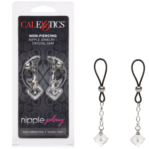 CalExotics Nipple Play Non-Piercing Nipple Jewelry Crystal Gem - Extreme Toyz Singapore - https://extremetoyz.com.sg - Sex Toys and Lingerie Online Store - Bondage Gear / Vibrators / Electrosex Toys / Wireless Remote Control Vibes / Sexy Lingerie and Role Play / BDSM / Dungeon Furnitures / Dildos and Strap Ons &nbsp;/ Anal and Prostate Massagers / Anal Douche and Cleaning Aide / Delay Sprays and Gels / Lubricants and more...