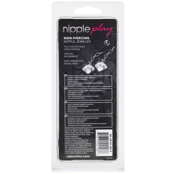 CalExotics Nipple Play Non-Piercing Nipple Jewelry Crystal Gem - Extreme Toyz Singapore - https://extremetoyz.com.sg - Sex Toys and Lingerie Online Store - Bondage Gear / Vibrators / Electrosex Toys / Wireless Remote Control Vibes / Sexy Lingerie and Role Play / BDSM / Dungeon Furnitures / Dildos and Strap Ons &nbsp;/ Anal and Prostate Massagers / Anal Douche and Cleaning Aide / Delay Sprays and Gels / Lubricants and more...