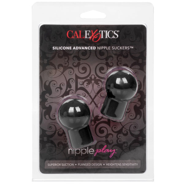 Nipple Play Silicone Advanced Nipple Suckers - Black Extreme Toyz Nipple Play Silicone Advanced Nipple Suckers - Black Extreme Toyz