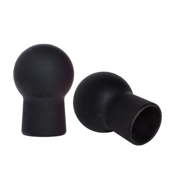 CalExotics Nipple Play Silicone Advanced Nipple Suckers - Black - Extreme Toyz Singapore - https://extremetoyz.com.sg - Sex Toys and Lingerie Online Store - Bondage Gear / Vibrators / Electrosex Toys / Wireless Remote Control Vibes / Sexy Lingerie and Role Play / BDSM / Dungeon Furnitures / Dildos and Strap Ons &nbsp;/ Anal and Prostate Massagers / Anal Douche and Cleaning Aide / Delay Sprays and Gels / Lubricants and more...