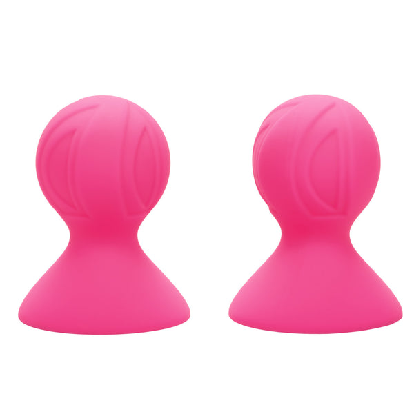 CalExotics Nipple Play Silicone Pro Nipple Suckers - Pink - Extreme Toyz Singapore - https://extremetoyz.com.sg - Sex Toys and Lingerie Online Store - Bondage Gear / Vibrators / Electrosex Toys / Wireless Remote Control Vibes / Sexy Lingerie and Role Play / BDSM / Dungeon Furnitures / Dildos and Strap Ons &nbsp;/ Anal and Prostate Massagers / Anal Douche and Cleaning Aide / Delay Sprays and Gels / Lubricants and more...
