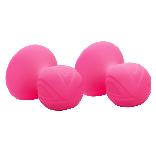 CalExotics Nipple Play Silicone Pro Nipple Suckers - Pink - Extreme Toyz Singapore - https://extremetoyz.com.sg - Sex Toys and Lingerie Online Store - Bondage Gear / Vibrators / Electrosex Toys / Wireless Remote Control Vibes / Sexy Lingerie and Role Play / BDSM / Dungeon Furnitures / Dildos and Strap Ons &nbsp;/ Anal and Prostate Massagers / Anal Douche and Cleaning Aide / Delay Sprays and Gels / Lubricants and more...