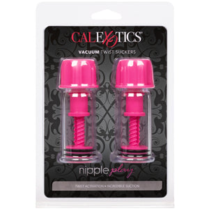 CalExotics Nipple Play Vacuum Twist Suckers - Pink - Extreme Toyz Singapore - https://extremetoyz.com.sg - Sex Toys and Lingerie Online Store - Bondage Gear / Vibrators / Electrosex Toys / Wireless Remote Control Vibes / Sexy Lingerie and Role Play / BDSM / Dungeon Furnitures / Dildos and Strap Ons &nbsp;/ Anal and Prostate Massagers / Anal Douche and Cleaning Aide / Delay Sprays and Gels / Lubricants and more...