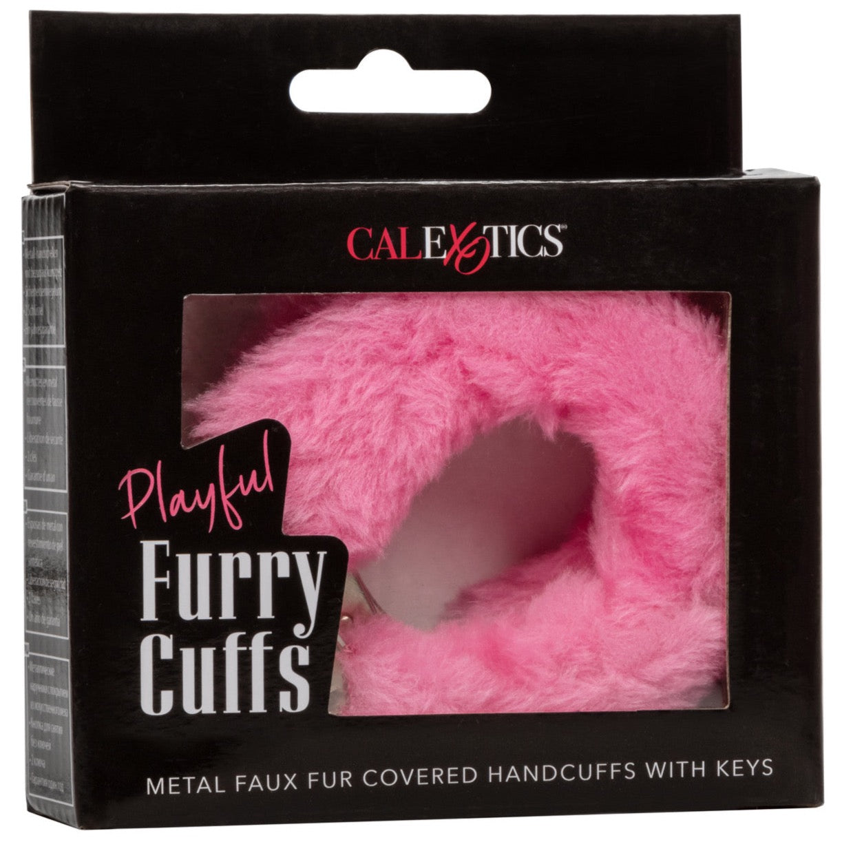 CalExotics Playful Furry Cuffs - Pink - Extreme Toyz Singapore - https://extremetoyz.com.sg - Sex Toys and Lingerie Online Store - Bondage Gear / Vibrators / Electrosex Toys / Wireless Remote Control Vibes / Sexy Lingerie and Role Play / BDSM / Dungeon Furnitures / Dildos and Strap Ons &nbsp;/ Anal and Prostate Massagers / Anal Douche and Cleaning Aide / Delay Sprays and Gels / Lubricants and more...